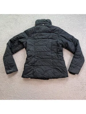 Columbia Omni-Shield Black Insulated Puffer Jacket Womens Small Zip Winter Coat thumbnail 2