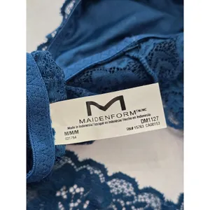 Maidenform Blue Romantic Boudoir Bridal Cottage Lingerie Feminine Lace Bra M thumbnail 6