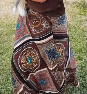 Midi skirt Brown Size M thumbnail 2