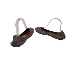 Tieks Taupe Leather Ballet Flats Foldable Travel Comfort Shoes Women 8 thumbnail 9
