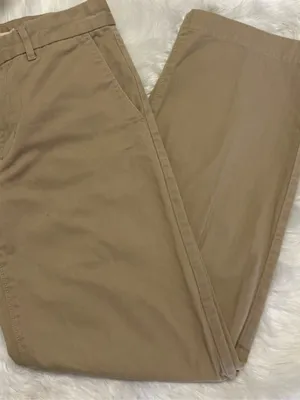 Levi’s Baggy Trousers Tan Size 25 / 0 Wide Leg High Rise Cotton Pants thumbnail 5