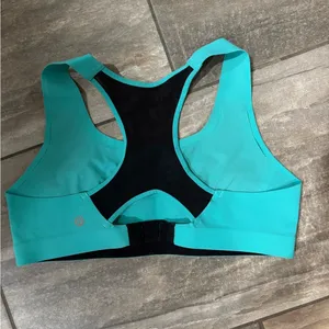 Women's Teal Sports Bra thumbnail 2