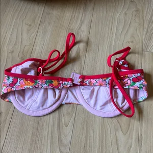 Blackbough Pink and Red Bikini Top thumbnail 2