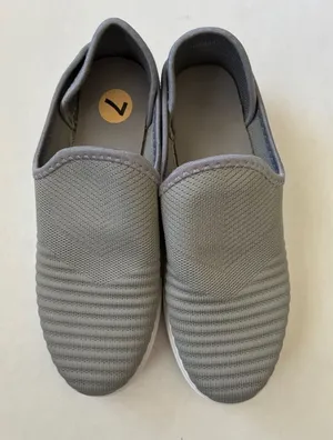 Women’s Danskin Slip-On Knit Casual Shoes - Gray thumbnail 1