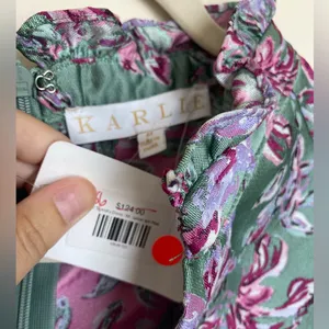 Karlie Floral Tapestry Mini Dress thumbnail 5