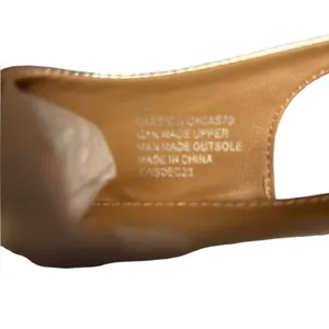 UNIONBAY Women's Cassidy Ballet Slingback Flat silver black Shoes Size 9 NIB thumbnail 9