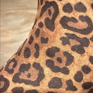 Sun +‎ Stone Leopard Print Ankle Booties Brown Side Zip Size 6 NIB thumbnail 12