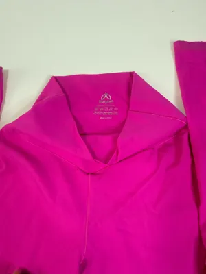 Women's pink sports leggings, size M thumbnail 10