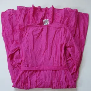 NWT J.Crew Belted Button-up Maxi in Neon Flamingo Pink Tiered Cotton Dress XS thumbnail 5