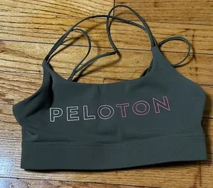 Peloton Size XS Olive Speed‎ Up Bra thumbnail 1