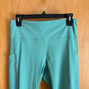 Vuori Daily Legging Women Medium Teal Green High Rise Pockets VW429 thumbnail 5