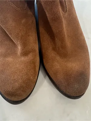 Dolce Vita Size 8.5 Light Brown or Tan Suede Ankle Boot Minimalist Classic thumbnail 9