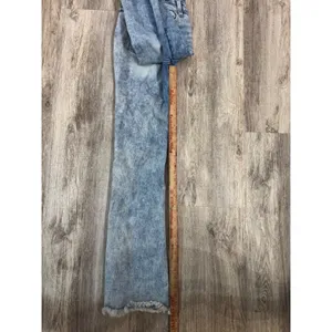 ALTAR'D STATE‎ Womens Jeans Size 13 Flare Acid Wash Distressed Frayed Hem thumbnail 6