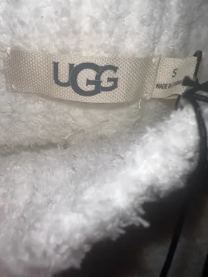 UGG‎ Finola Fuzzy Lounge Shorts Cream Cozy Soft Women’s Size S NWT thumbnail 8