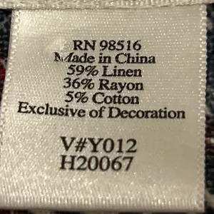 Coldwater Creek Geometric Print Button Front Jacket Women's Size‎ M Linen Blend thumbnail 4