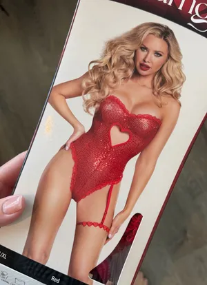 Sequin Heart Bodysuit thumbnail 1