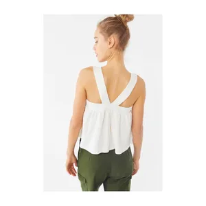 Urban Outfitters Aria A-Line Ruffle Tank Top thumbnail 3