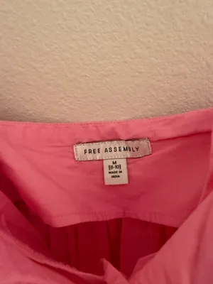 Free Assembly Pink Mini Dress — Size Medium thumbnail 4