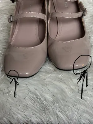 Marc Fisher Charisy Beige Women’s Tapered Patent Leather Block Heel Shoes Size8M thumbnail 14
