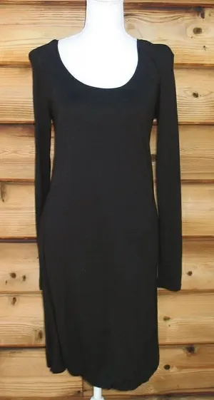 Reiss Black Jersey Dress  thumbnail 1