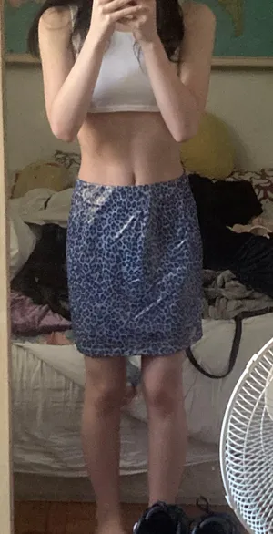 Y2K Blue Low rise Skirt Size 8 thumbnail 2