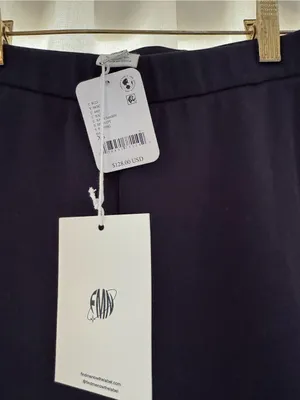 Free People Navy Capris with White Side Stripes thumbnail 8