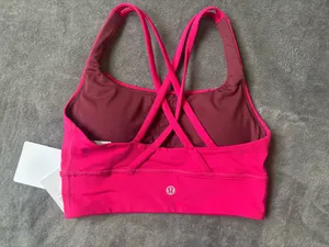 Lululemon Energy Longline Bra *Medium Support, B–D Cups Passionate Size 4 thumbnail 4