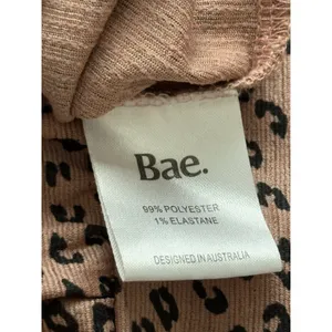 Bae the Label Maternity Dress Womens‎ Small Leopard Animal Print Brown Shift thumbnail 3
