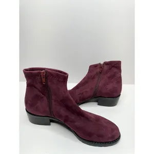 Ron White Boots Size 5.5US 36EUR Wine Giorgi Stretch Side Zip‎ Ankle Booties thumbnail 7