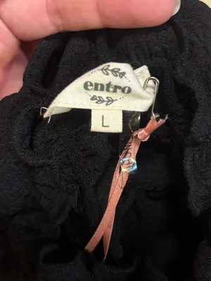 NWT entro Tyra Y2K Mockneck Popcorn Texture Tank Top sz L thumbnail 4