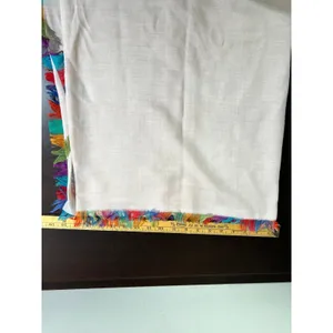 Anna & Ava Boho Multicolor Fringe Scarf Lightweight Neutral Wrap Festival Travel From India thumbnail 6