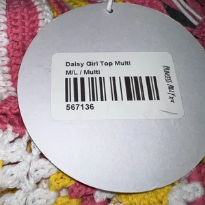 Princess Polly Daisy Girl Top Multi Size M/L New with tag thumbnail 11