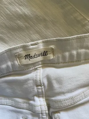 Madewell Pure White Vintage CanvasComfort Stretch white straight l thumbnail 12