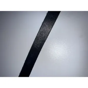 Vintage Nicole Black Suede Silver Western Buckle Belt - M/L 38.5" Slim‎ thumbnail 9