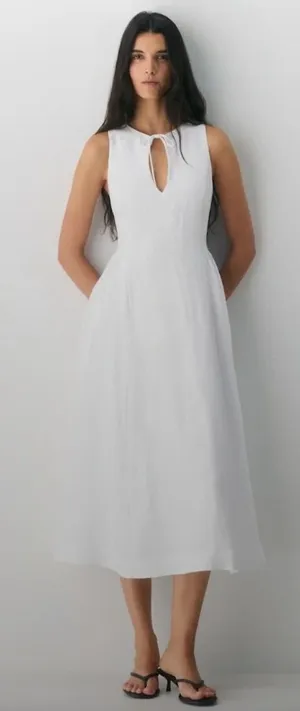 Aritzia Countess Linen Dress thumbnail 1