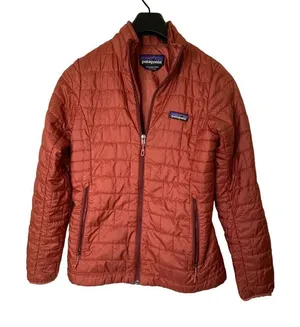 Patagonia Nano Puff jacket burl red women's size XS thumbnail 1
