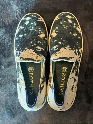 Rothy’s Slip-on Sneakers Sea Green Shibori 8.5 thumbnail 2