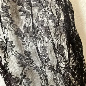 FINAL MARKDOWN Lacy looking scarf Black thumbnail 2
