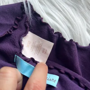 Marciano Guess 2000's Purple/Plum Seamless Off the Shoulder Top thumbnail 5