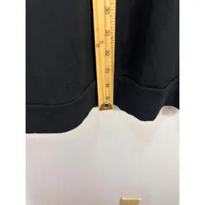 Bailey 44 Dress Women Large Black Embellished Mock Neck V-Neck Mini USA Luxe thumbnail 7