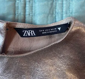 Zara Metallic Silver Top thumbnail 3