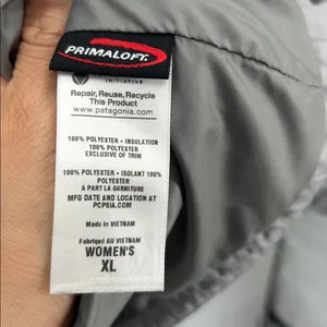 Patagonia Women's MICRO PUFF JACKET Down Puffer Feather Prima Loft Gray Size XL thumbnail 6