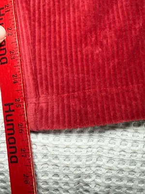 Marine Layer Montreal Soft Wale Corduroy Pants Women Size Medium Red Retro 90’s thumbnail 2
