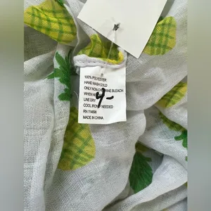 Pineapple print womens infinity scarf thumbnail 5