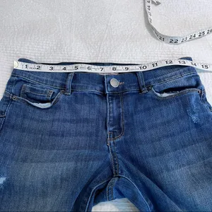 Juicy Couture jeans mid-rise frayed hem size 2 thumbnail 4