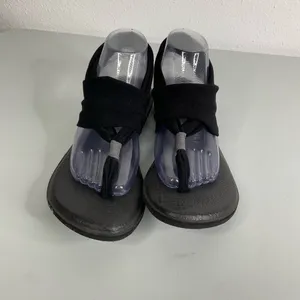 Sanuk Black Fabric Thong‎ Sandals Size 9 thumbnail 2