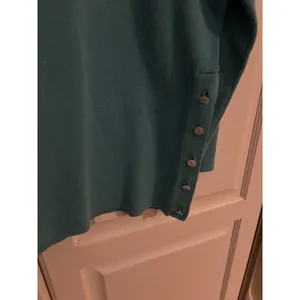 Mark Fore & Strike Women's XL Turquoise V Neck Knit‎ Sweater w/ Button Detail thumbnail 2