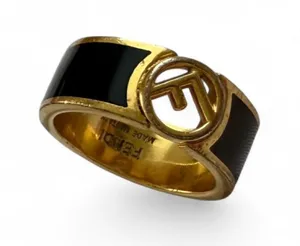 Fendi F fendita two-tone ring thumbnail 1