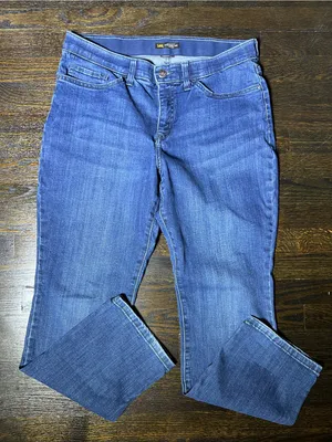 Lee Regular Fit Straight Leg Mid Rise Jeans Size 14 thumbnail 2