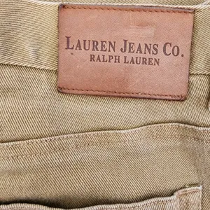 Lauren Ralph‎ Lauren Womens Straight Leg Pants Tan Khaki Stretch 12 thumbnail 5